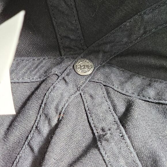 Polo Ralph Lauren Pony Logo Dad Hat Cap Black Red Masked Wolf Edition Cotton - Picture 10 of 12